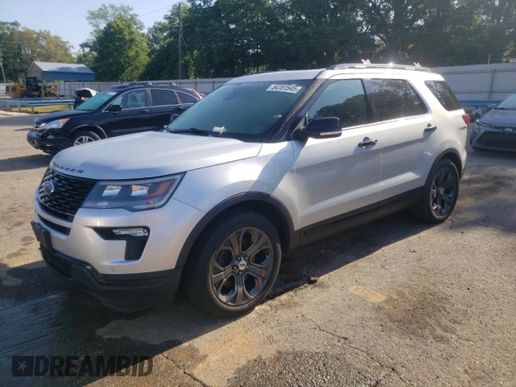 2018 Ford Explorer Sport с VIN 1FM5K8GT7JGC53478, выставлен на аукционе Copart как лот 54151545 с пробегом 97 617 миль миль и Списание • Salvage title. История ставок и продаж доступна на DreamBid. Изображение 1.