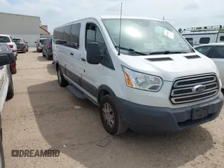 2017 Ford Transit Wagon XL with VIN 1FBZX2ZG1HKA73221, listed as a IAAI auction lot 42052034 with 79,809 mi miles. Bid and sale history available at carsss.com. Image 1.