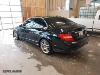 2013 Mercedes-Benz C-Class C 300 Sport with VIN WDDGF8AB2DR277297, listed as a IAAI auction lot 40951155 with 122,035 mi miles. Bid and sale history available at carsss.com. Image 3.