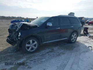 2013 Dodge Durango Citadel with VIN 1C4SDJET1DC505202, listed as a IAAI auction lot 41613403 with 148,424 mi miles and . Bid and sale history available at carsss.com. Image 18.