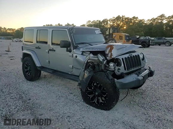 2017 Jeep Wrangler Unlimited Sahara with VIN 1C4HJWEG8HL697341, listed as a Copart auction lot 81313424 with 118,693 mi miles and Salvage title. Bid and sale history available at DreamBid. Image 13.