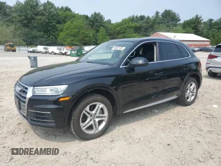 2019 Audi Q5 Premium with VIN WA1ANAFY2K2128783, listed as a Copart auction lot 59461185 with 49,020 mi miles and Salvage title. Bid and sale history available at DreamBid. Image 1.
