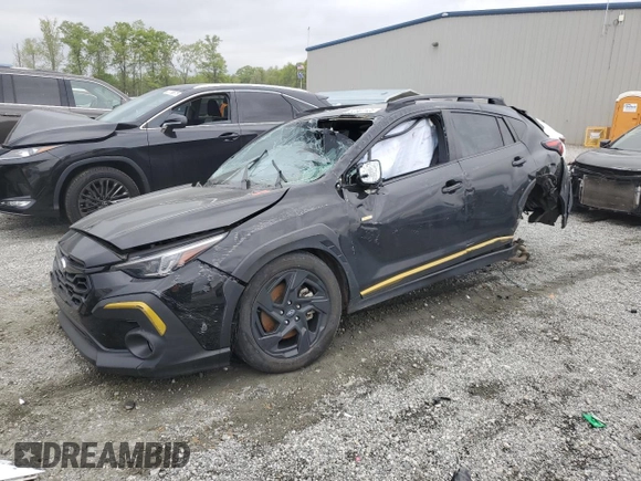 2024 Subaru Crosstrek Special Sports с VIN 4S4GUHF60R3715798, выставлен на аукционе Copart как лот 52307125 с пробегом 38 164 миль миль и Списание • Salvage title. История ставок и продаж доступна на DreamBid. Изображение 1.