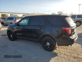 2014 Ford Utility Police Interceptor with VIN 1FM5K8AR9EGC08206, listed as a Copart auction lot 75735554 with 155,388 mi miles and Salvage Title. Bid and sale history available at carsss.com. Image 2.