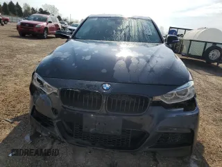 2014 BMW 3 Series 335i xDrive with VIN WBA3B9C58EP458979, listed as a Copart auction lot 53272855 with 120,565 mi miles and Salvage title. Bid and sale history available at DreamBid. Image 5.