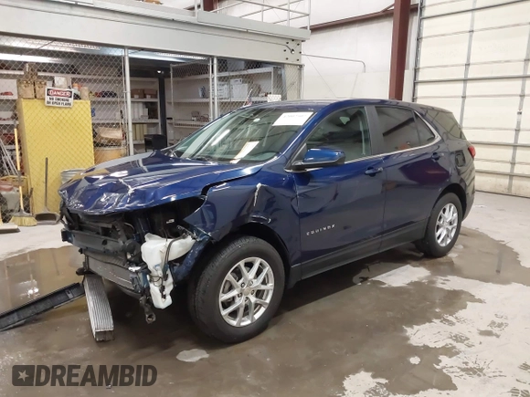 2022 Chevrolet Equinox LT with VIN 3GNAXUEV0NL223572, listed as a IAAI auction lot 42002502 with 20,170 mi miles and . Bid and sale history available at DreamBid. Image 19.