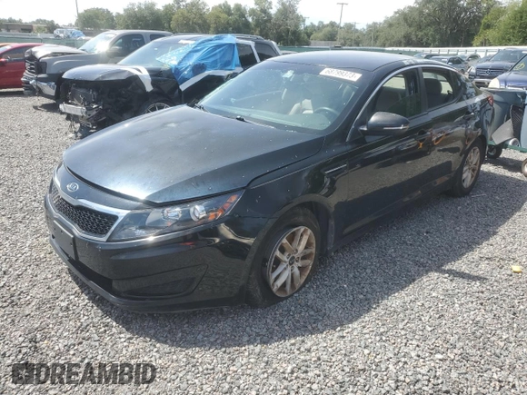 2011 Kia Optima LX with VIN KNAGM4A73B5053784, listed as a Copart auction lot 68799373 with 158,704 mi miles and Salvage Title. Bid and sale history available at carsss.com. Image 1.