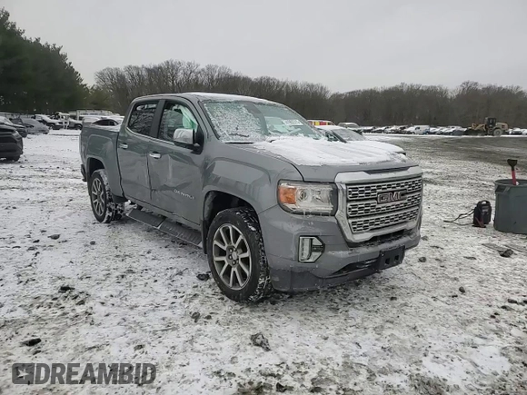 2021 GMC Canyon 4WD Denali with VIN 1GTG6EEN0M1194026, listed as a Copart auction lot 41902315 with 45,710 mi miles and Salvage Title. Bid and sale history available at carsss.com. Image 10.