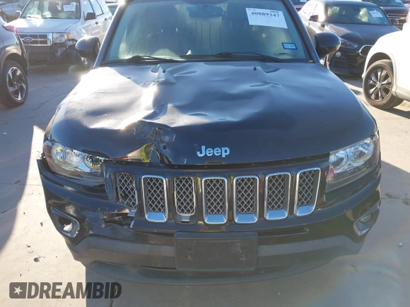 2016 Jeep Compass High Altitude Edition with VIN 1C4NJDEB0GD730420, listed as a IAAI auction lot 40889347 with 115,261 mi miles. Bid and sale history available at carsss.com. Image 6.