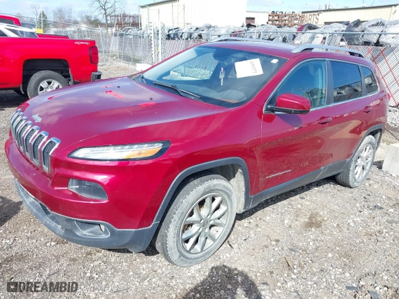 2016 Jeep Cherokee Latitude with VIN 1C4PJMCB6GW335111, listed as a IAAI auction lot 41993373 with 205,449 mi miles. Bid and sale history available at carsss.com. Image 17.