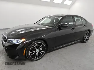 2024 BMW 3 Series 330i with VIN 3MW69FF0XR8E64715, listed as a Copart auction lot 49742715 with 17,634 mi miles and Clean Title. Bid and sale history available at carsss.com. Image 1.