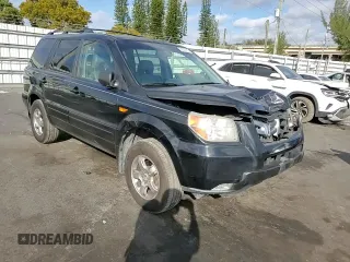 2007 Honda Pilot EX-L with VIN 5FNYF28767B041467, listed as a Copart auction lot 88322515 with 156,403 mi miles and Salvage Title. Bid and sale history available at carsss.com. Image 12.