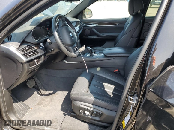 2017 BMW X6 xDrive35i with VIN 5UXKU2C3XH0U28599, listed as a Copart auction lot 53713523 with 78,052 mi miles. Bid and sale history available at carsss.com. Image 7.