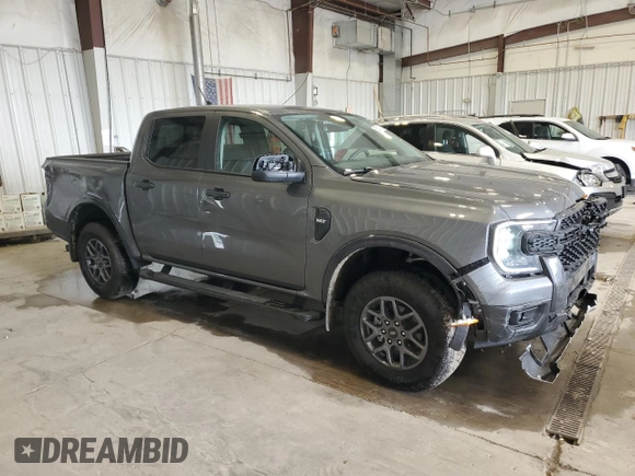 2024 Ford Ranger XLT with VIN 1FTER4HH2RLE73679, listed as a Copart auction lot 62517475 with 3,242 mi miles and Salvage title. Bid and sale history available at DreamBid. Image 4.