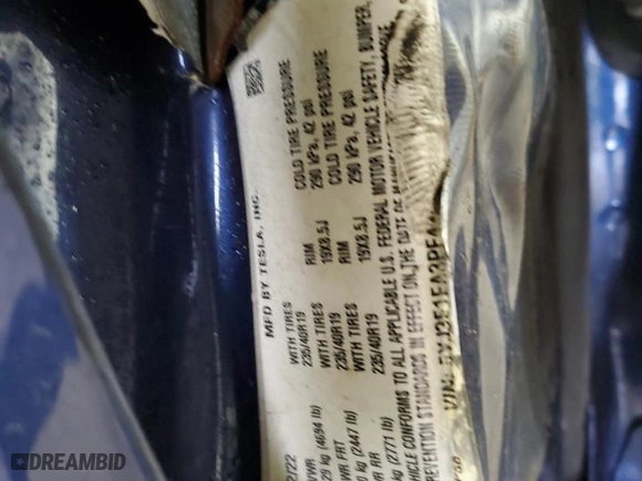 2023 Tesla Model 3 with VIN 5YJ3E1EA3PF439050, listed as a Copart auction lot 49490165 with 44,533 mi miles and Salvage Title. Bid and sale history available at carsss.com. Image 12.