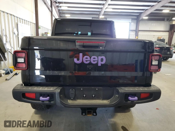 2022 Jeep Gladiator Rubicon with VIN 1C6JJTBGXNL169937, listed as a Copart auction lot 49626105 with 42,321 mi miles and Salvage title. Bid and sale history available at DreamBid. Image 6.