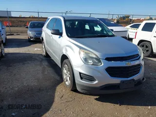 2017 Chevrolet Equinox LS with VIN 2GNALBEK9H1565422, listed as a IAAI auction lot 41734569 with 219,718 mi miles. Bid and sale history available at carsss.com. Image 1.