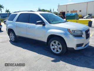 2015 GMC Acadia SLE with VIN 1GKKRPKDXFJ350105, listed as a IAAI auction lot 42028696 with 149,086 mi miles. Bid and sale history available at carsss.com. Image 1.