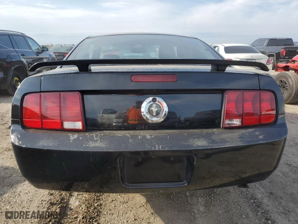 2005 Ford Mustang Deluxe with VIN 1ZVFT80NX55218563, listed as a Copart auction lot 47116505 with 171,000 mi miles and Salvage Title. Bid and sale history available at carsss.com. Image 6.