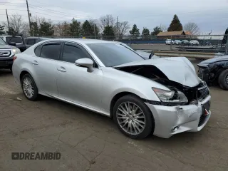 2013 Lexus GS 350 with VIN JTHCE1BL1D5002696, listed as a Copart auction lot 45963774 with 120,107 mi miles and Salvage Title. Bid and sale history available at carsss.com. Image 4.