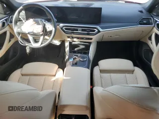 2024 BMW i4 eDrive35 with VIN WBY43AW00RFS13061, listed as a Copart auction lot 85991874 with 5,732 mi miles and Salvage Title. Bid and sale history available at carsss.com. Image 8.