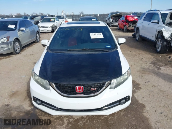 2015 Honda Civic Sedan Si with VIN 2HGFB6E53FH707773, listed as a IAAI auction lot 41427654 with 90,583 mi miles. Bid and sale history available at carsss.com. Image 12.