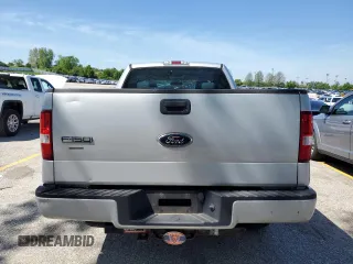 2007 Ford F-150 STX with VIN 1FTRX12W87FB51282, listed as a Copart auction lot 55580365 with 213,923 mi miles and Salvage title. Bid and sale history available at DreamBid. Image 6.