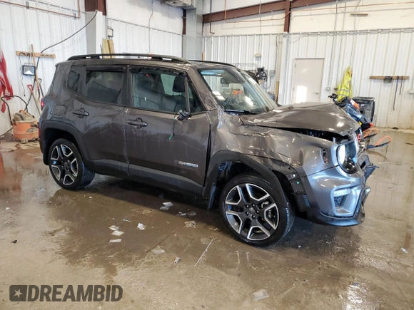 2021 Jeep Renegade Latitude with VIN ZACNJDB10MPM67416, listed as a Copart auction lot 41820515 with 36,119 mi miles and Non repairable. Bid and sale history available at DreamBid. Image 4.