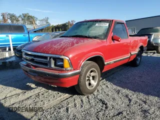 1995 Chevrolet S-10 with VIN 1GCCS1447SK170275, listed as a Copart auction lot 76054254 with 335,999 mi miles and Salvage Title. Bid and sale history available at DreamBid. Image 1.