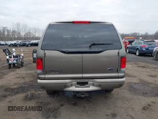 2005 Ford Excursion Limited with VIN 1FMNU43S25ED44885, listed as a IAAI auction lot 41322350 with 65,112 mi miles and . Bid and sale history available at DreamBid. Image 16.