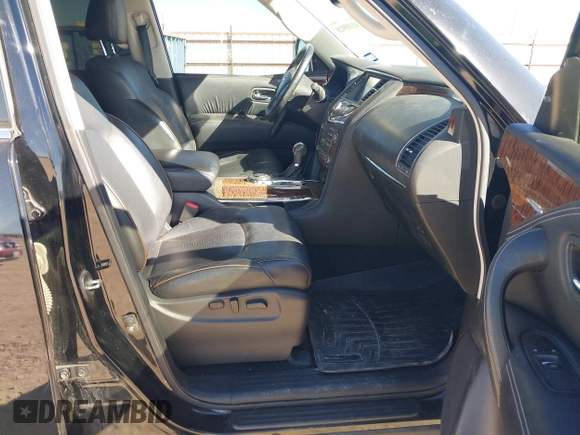 2018 Nissan Armada Platinum with VIN JN8AY2ND5J9060023, listed as a IAAI auction lot 41105928 with 111,290 mi miles. Bid and sale history available at carsss.com. Image 5.