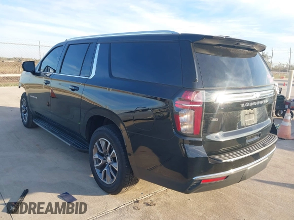 2024 Chevrolet Suburban LS with VIN 1GNSCBKD7RR221946, listed as a IAAI auction lot 40988374 with 19,394 mi miles and . Bid and sale history available at DreamBid. Image 3.