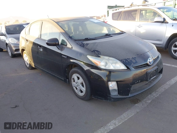 2011 Toyota Prius I with VIN JTDKN3DU1B5302007, listed as a IAAI auction lot 41313078 with 186,530 mi miles and . Bid and sale history available at DreamBid. Image 1.