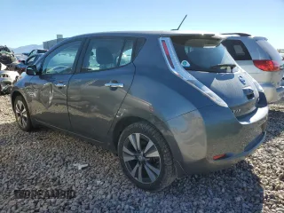 2015 Nissan LEAF SV with VIN 1N4AZ0CPXFC323584, listed as a Copart auction lot 70261393 with 0 mi miles. Bid and sale history available at carsss.com. Image 2.