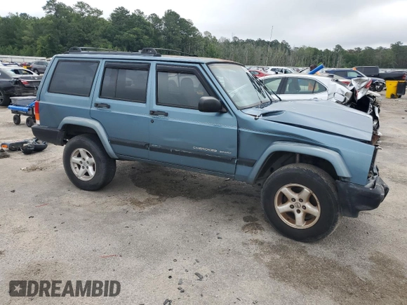 1999 Jeep Cherokee Sport с VIN 1J4FT68S9XL552299, выставлен на аукционе Copart как лот 58045135 с пробегом Не указан миль и Списание • Salvage title. История ставок и продаж доступна на DreamBid. Изображение 4.
