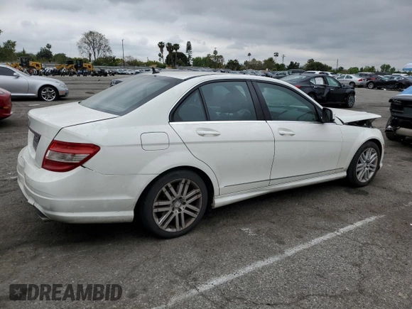 2008 Mercedes-Benz C 300 Sport with VIN WDDGF54X18R021664, listed as a Copart auction lot 56033475 with 297,036 mi miles and Salvage title. Bid and sale history available at DreamBid. Image 3.