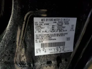 2004 Ford F-150 XLT with VIN 1FTPW14504KB95696, listed as a Copart auction lot 57332215 with 177,558 mi miles and Salvage title. Bid and sale history available at DreamBid. Image 12.