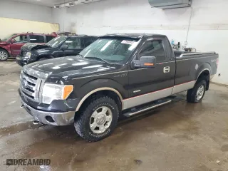 2012 Ford F-150 XL with VIN 1FTNF1ET3CKD20029, listed as a Copart auction lot 77980844 with 157,653 mi miles and Clean Title. Bid and sale history available at carsss.com. Image 1.