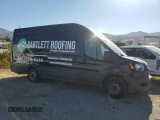 2020 Ford Transit with VIN 1FTBR3XG6LKB75297, listed as a Copart auction lot 74252794 with 82,771 mi miles and Salvage Title. Bid and sale history available at DreamBid. Image 4.
