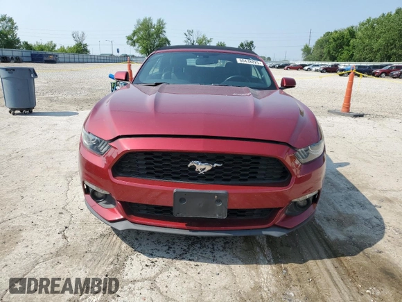 2015 Ford Mustang EcoBoost Premium with VIN 1FATP8UH2F5365272, listed as a Copart auction lot 60438825 with 77,675 mi miles and Salvage title. Bid and sale history available at DreamBid. Image 5.