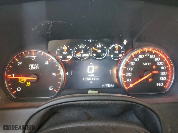 2016 GMC Yukon XL Denali with VIN 1GKS1HKJXGR443700, listed as a Copart auction lot 85327284 with 115,015 mi miles and Salvage Title. Bid and sale history available at carsss.com. Image 9.