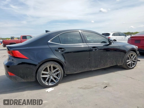 2017 Lexus IS 200t with VIN JTHBA1D27H5041648, listed as a Copart auction lot 50525555 with 86,238 mi miles and Salvage Title. Bid and sale history available at DreamBid. Image 3.