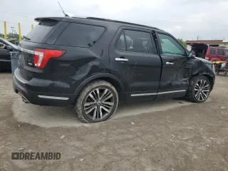 2018 Ford Explorer Platinum с VIN 1FM5K8HT0JGA40158, выставлен на аукционе Copart как лот 56282075 с пробегом 109 769 миль миль и Чистый • Clean title. История ставок и продаж доступна на DreamBid. Изображение 3.