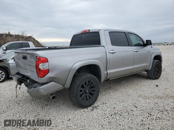 2017 Toyota Tundra 2WD Platinum with VIN 5TFGW5F15HX212647, listed as a Copart auction lot 88909135 with 97,755 mi miles and Salvage Title. Bid and sale history available at carsss.com. Image 3.