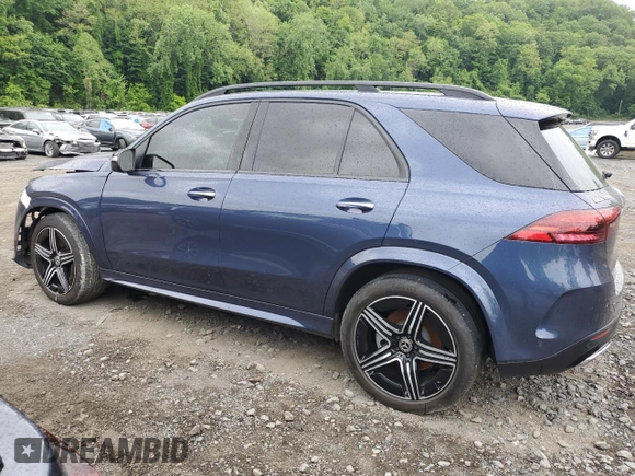 2024 Mercedes-Benz GLE 350 with VIN 4JGFB4FB4RB096975, listed as a Copart auction lot 58155465 with 28,359 mi miles and Salvage title. Bid and sale history available at DreamBid. Image 2.