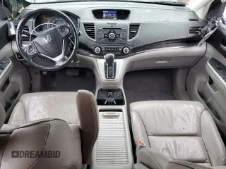 2013 Honda CR-V EX-L z VIN 2HKRM4H75DH668874, wystawiony jako Copart lot #55956255 z przebiegiem 136 539 mil mil oraz Szkoda całkowita • Salvage title. Historia ofert i sprzedaży dostępna na DreamBid. Obrazek 8.