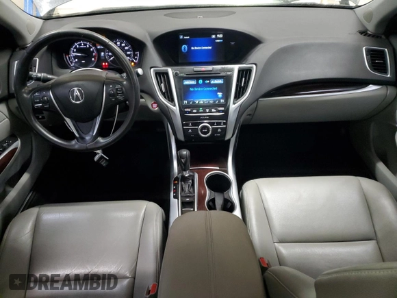 2015 Acura TLX with VIN 19UUB1F39FA010534, listed as a Copart auction lot 86807704 with 132,376 mi miles and Salvage title. Bid and sale history available at DreamBid. Image 8.
