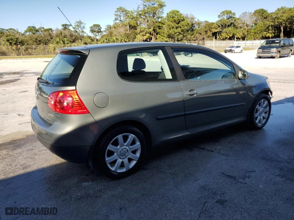 2007 Volkswagen Rabbit with VIN WVWBS71KX7W247187, listed as a Copart auction lot 82236494 with 141,583 mi miles and Salvage Title. Bid and sale history available at carsss.com. Image 3.