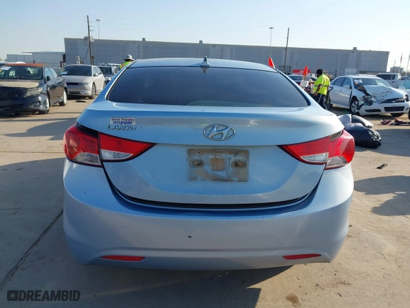 2011 Hyundai Elantra Ltd with VIN KMHDH4AE7BU107663, listed as a IAAI auction lot 41652200 with 218,074 mi miles. Bid and sale history available at carsss.com. Image 17.