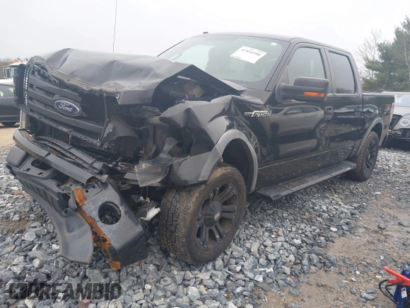 2010 Ford F-150 XL with VIN 1FTFW1EV5AFC01572, listed as a IAAI auction lot 41954598 with 160,935 mi miles. Bid and sale history available at carsss.com. Image 17.